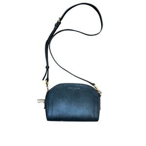 Marc Jacobs Black Crossbody Bag Gold Hardware Saffiano Leather Mini Purse